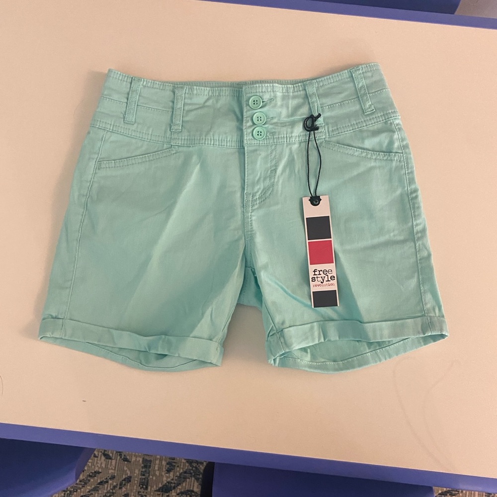 Deadstock Vintage teal shorts